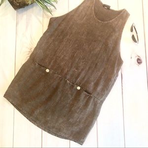 Liz and Jane Linen Dress Vintage One Size